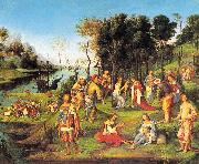 Lorenzo  Costa Allegory of the Court of Isabella d'Este oil painting picture wholesale